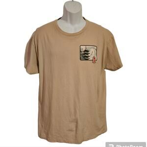 Men's Bowery Supply t-shirt Tokyo Japan coordinates on the back size LG